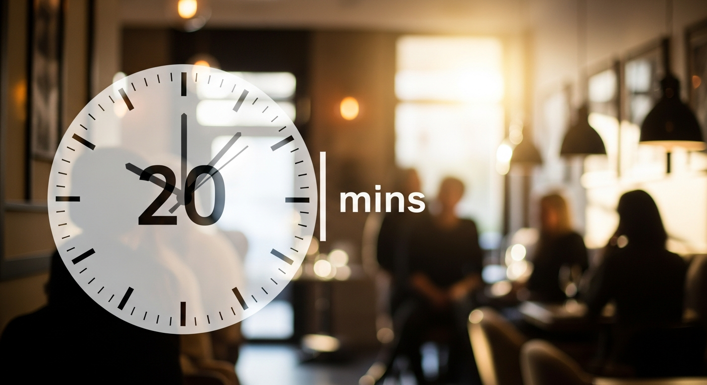 The 20-Minute Rule: Why Guests Walk Away and When